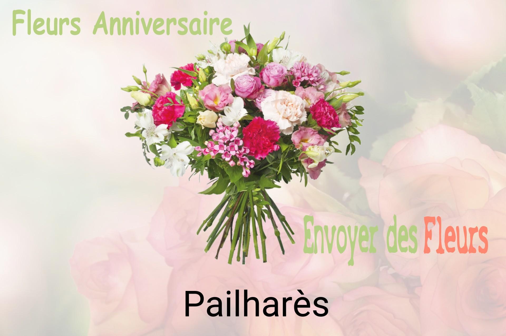Bouquet de fleurs d’anniversaire livré à Pailharès